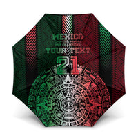 Mexico Football Custom Umbrella Mexico's Make History 2025 Flag Style - Wonder Print Shop