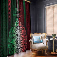 Mexico Football Custom Window Curtain Mexico's Make History 2025 Flag Style - Wonder Print Shop