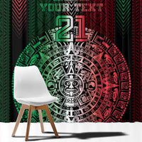 Mexico Football Custom Window Curtain Mexico's Make History 2025 Flag Style - Wonder Print Shop