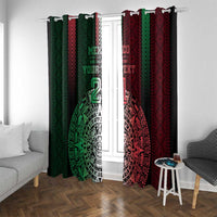 Mexico Football Custom Window Curtain Mexico's Make History 2025 Flag Style - Wonder Print Shop