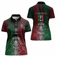 Mexico Football Custom Women Polo Shirt Mexico's Make History 2025 Flag Style - Wonder Print Shop