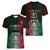 Mexico Football Custom Women V-Neck T-Shirt Mexico's Make History 2025 Flag Style - Wonder Print Shop