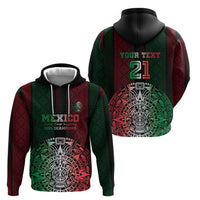 Mexico Football Custom Zip Hoodie Mexico's Make History 2025 Flag Style - Wonder Print Shop