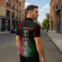 Mexico Football Custom Zipper Polo Shirt Mexico's Make History 2025 Flag Style - Wonder Print Shop