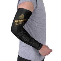 Mexico Football Custom Arm Sleeves Mexico's Make History 2025 Gold Style - Wonder Print Shop
