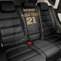 Mexico Football Custom Back Car Seat Cover Mexico's Make History 2025 Gold Style - Wonder Print Shop