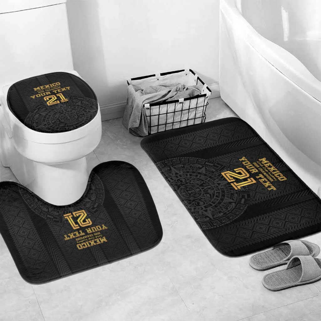 Mexico Football Custom Bathroom Set Mexico's Make History 2025 Gold Style - Wonder Print Shop