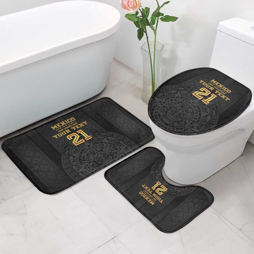 Mexico Football Custom Bathroom Set Mexico's Make History 2025 Gold Style - Wonder Print Shop