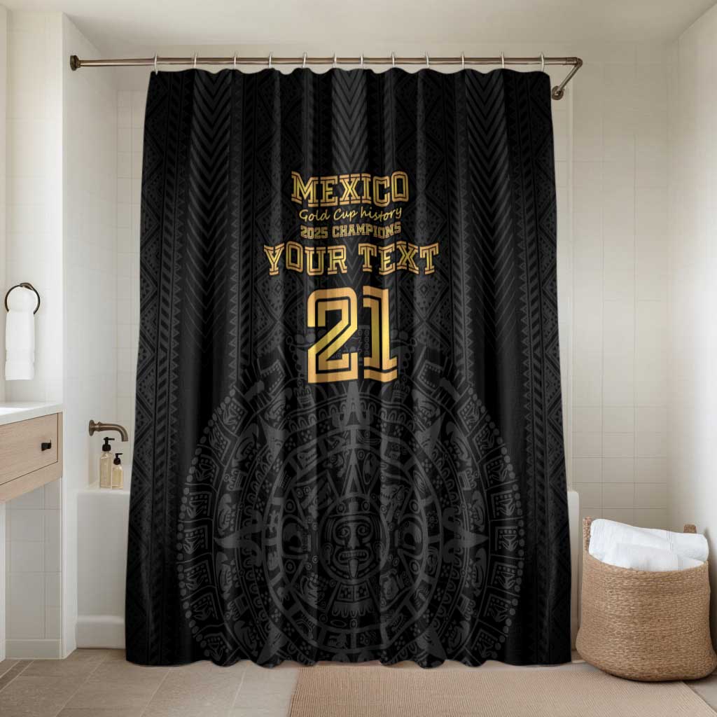 Mexico Football Custom Bathroom Set Mexico's Make History 2025 Gold Style - Wonder Print Shop