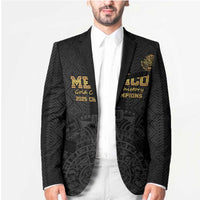 Mexico Football Custom Blazer Mexico's Make History 2025 Gold Style - Wonder Print Shop