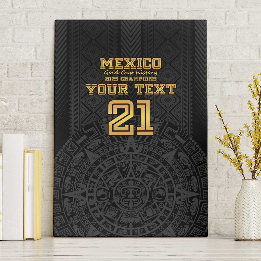 Mexico Football Custom Canvas Wall Art Mexico's Make History 2025 Gold Style - Wonder Print Shop