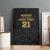Mexico Football Custom Canvas Wall Art Mexico's Make History 2025 Gold Style - Wonder Print Shop