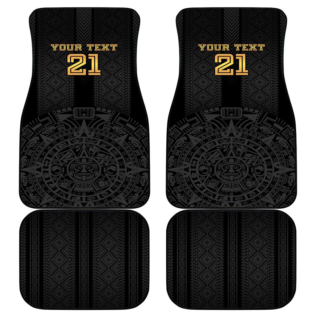 Mexico Football Custom Car Mats Mexico's Make History 2025 Gold Style - Wonder Print Shop