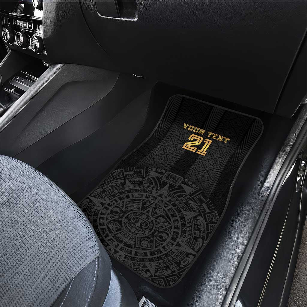 Mexico Football Custom Car Mats Mexico's Make History 2025 Gold Style - Wonder Print Shop