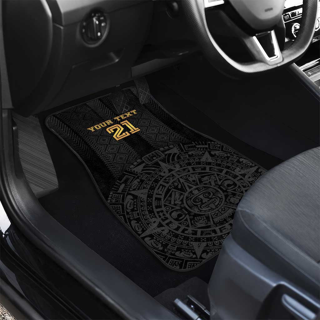 Mexico Football Custom Car Mats Mexico's Make History 2025 Gold Style - Wonder Print Shop