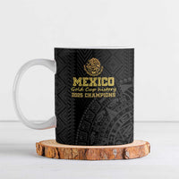 Mexico Football Custom Ceramic Mug Mexico's Make History 2025 Gold Style - Wonder Print Shop