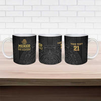 Mexico Football Custom Ceramic Mug Mexico's Make History 2025 Gold Style - Wonder Print Shop