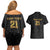 Mexico Football Custom Couples Matching Off Shoulder Short Dress and Hawaiian Shirt Mexico's Make History 2025 Gold Style - Wonder Print Shop