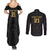 Mexico Football Custom Couples Matching Summer Maxi Dress and Long Sleeve Button Shirt Mexico's Make History 2025 Gold Style - Wonder Print Shop