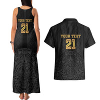 Mexico Football Custom Couples Matching Tank Maxi Dress and Hawaiian Shirt Mexico's Make History 2025 Gold Style - Wonder Print Shop