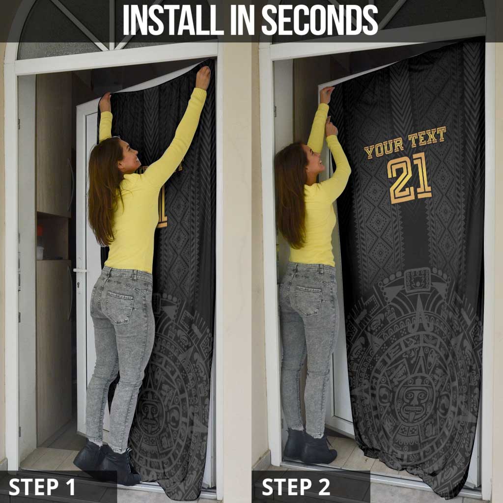 Mexico Football Custom Door Cover Mexico's Make History 2025 Gold Style - Wonder Print Shop