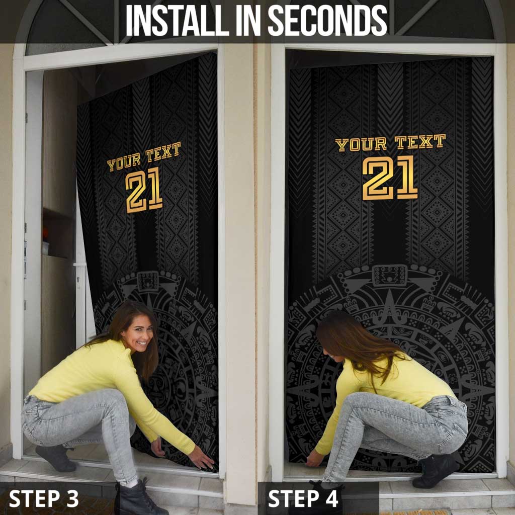 Mexico Football Custom Door Cover Mexico's Make History 2025 Gold Style - Wonder Print Shop