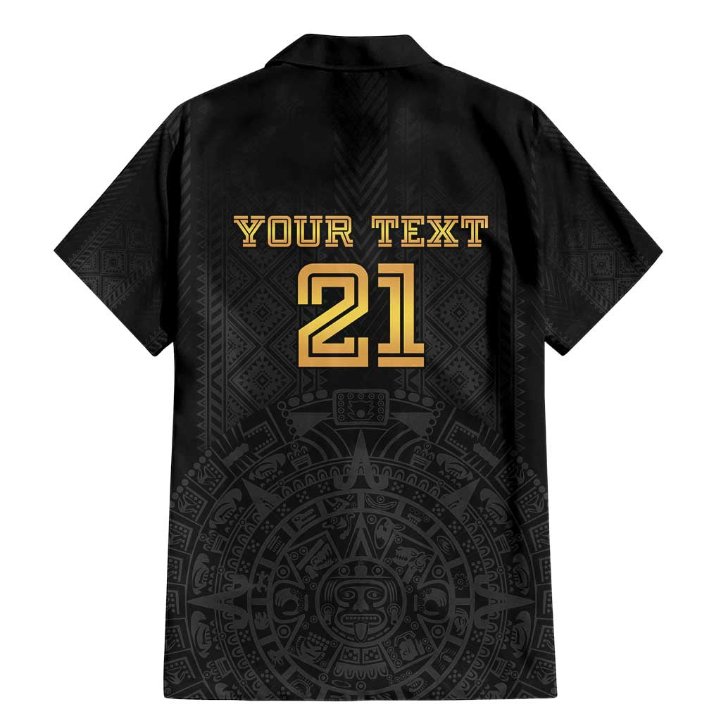 Mexico Football Custom Family Matching Mermaid Dress and Hawaiian Shirt Mexico's Make History 2025 Gold Style - Wonder Print Shop