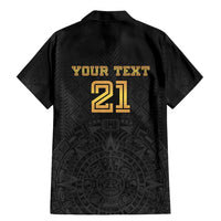 Mexico Football Custom Family Matching Mermaid Dress and Hawaiian Shirt Mexico's Make History 2025 Gold Style - Wonder Print Shop