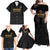 Mexico Football Custom Family Matching Off Shoulder Maxi Dress and Hawaiian Shirt Mexico's Make History 2025 Gold Style - Wonder Print Shop