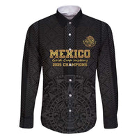 Mexico Football Custom Family Matching Puletasi and Hawaiian Shirt Mexico's Make History 2025 Gold Style - Wonder Print Shop
