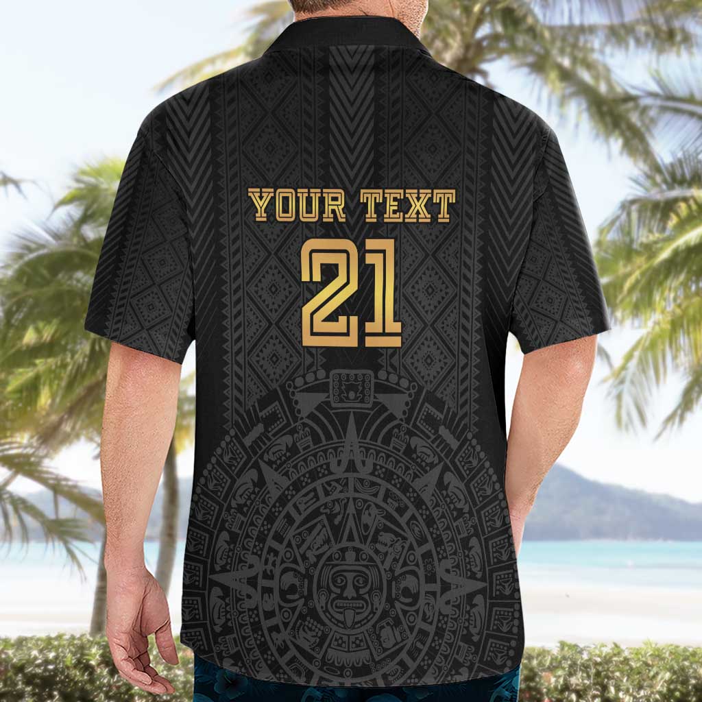 Mexico Football Custom Hawaiian Shirt Mexico's Make History 2025 Gold Style - Wonder Print Shop