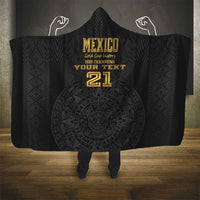 Mexico Football Custom Hooded Blanket Mexico's Make History 2025 Gold Style - Wonder Print Shop