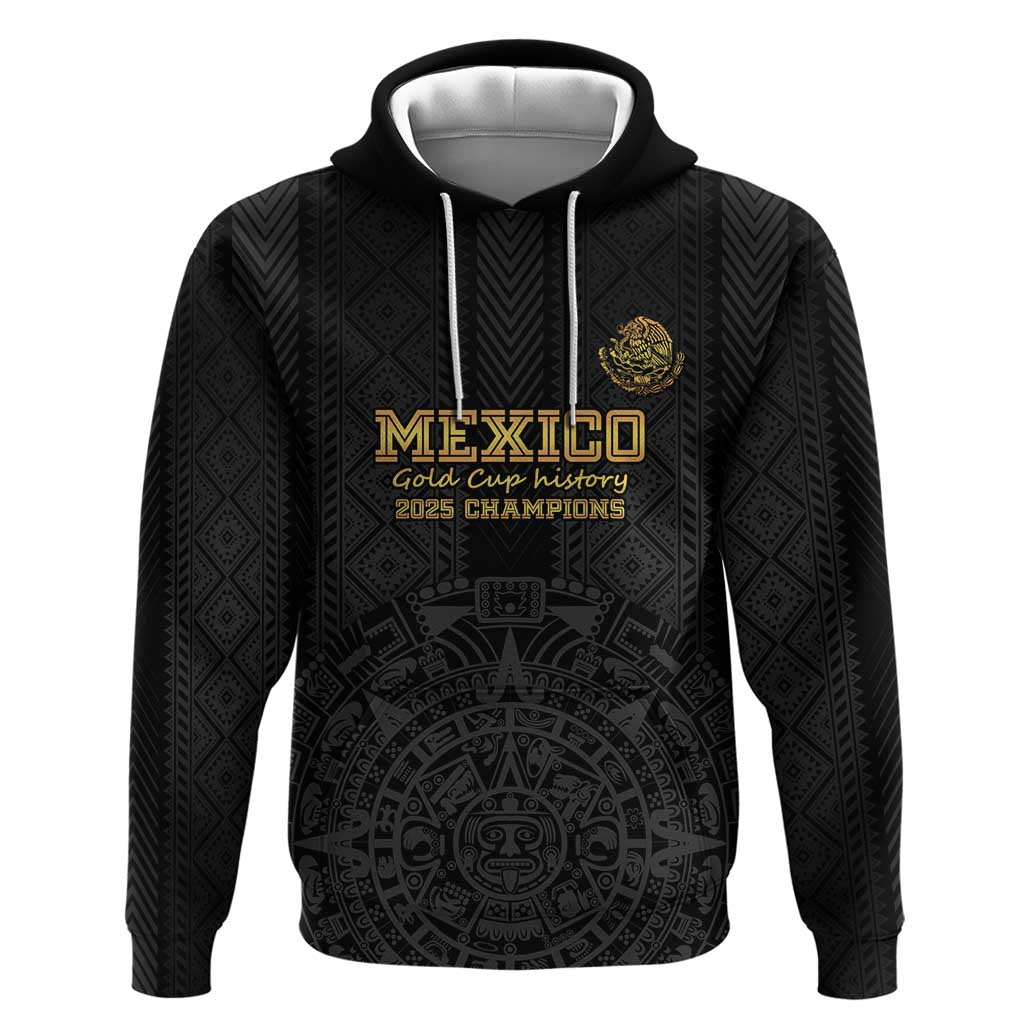 Mexico Football Custom Hoodie Mexico's Make History 2025 Gold Style - Wonder Print Shop