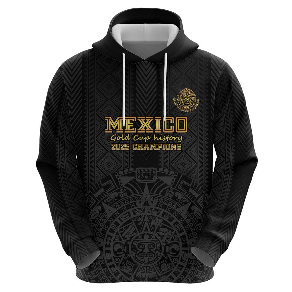 Mexico Football Custom Hoodie Mexico's Make History 2025 Gold Style - Wonder Print Shop