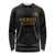Mexico Football Custom Long Sleeve Shirt Mexico's Make History 2025 Gold Style - Wonder Print Shop