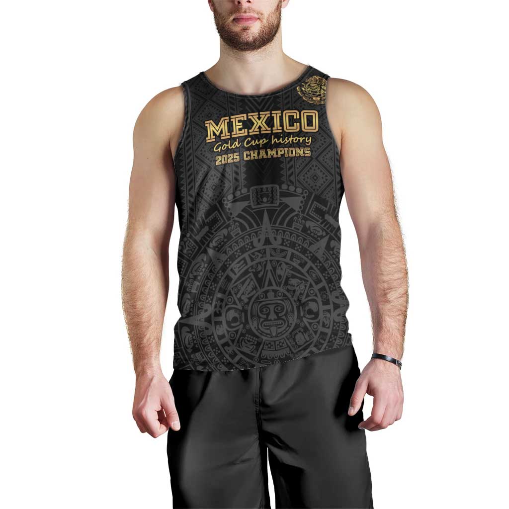 Mexico Football Custom Men Tank Top Mexico's Make History 2025 Gold Style - Wonder Print Shop
