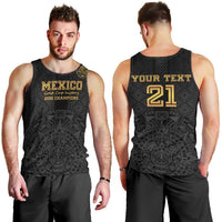 Mexico Football Custom Men Tank Top Mexico's Make History 2025 Gold Style - Wonder Print Shop