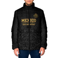 Mexico Football Custom Padded Jacket Mexico's Make History 2025 Gold Style - Wonder Print Shop