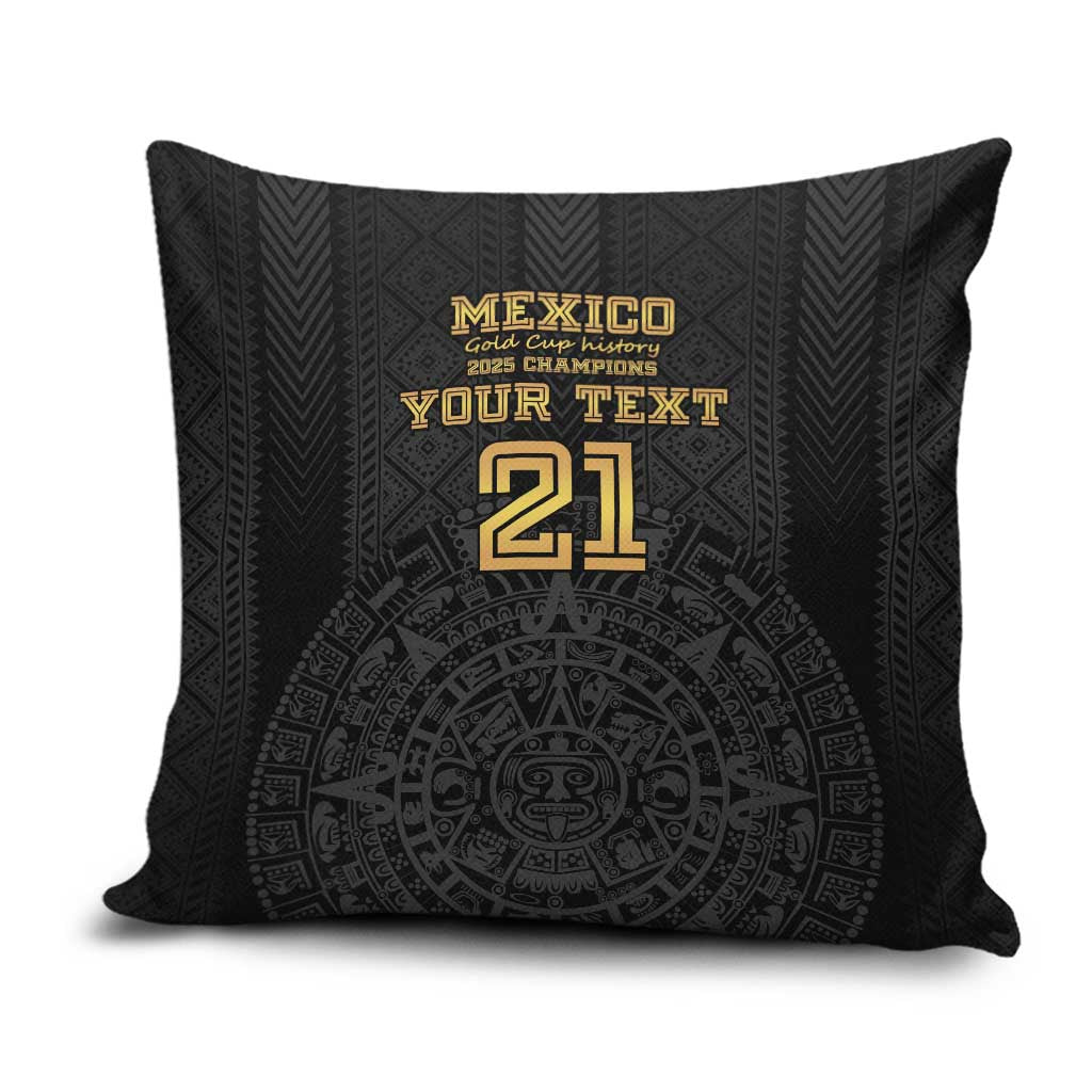 Mexico Football Custom Pillow Cover Mexico's Make History 2025 Gold Style - Wonder Print Shop