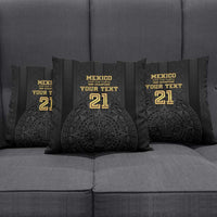 Mexico Football Custom Pillow Cover Mexico's Make History 2025 Gold Style - Wonder Print Shop