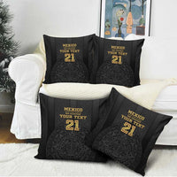 Mexico Football Custom Pillow Cover Mexico's Make History 2025 Gold Style - Wonder Print Shop