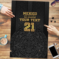 Mexico Football Custom Puzzle Mexico's Make History 2025 Gold Style - Wonder Print Shop