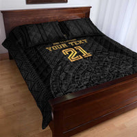 Mexico Football Custom Quilt Bed Set Mexico's Make History 2025 Gold Style - Wonder Print Shop