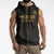Mexico Football Custom Sleeveless Zip Hoodie Mexico's Make History 2025 Gold Style - Wonder Print Shop