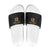 Mexico Football Custom Slide Sandals Mexico's Make History 2025 Gold Style - Wonder Print Shop