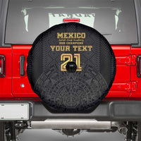 Mexico Football Custom Spare Tire Cover Mexico's Make History 2025 Gold Style - Wonder Print Shop