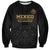 Mexico Football Custom Sweatshirt Mexico's Make History 2025 Gold Style - Wonder Print Shop