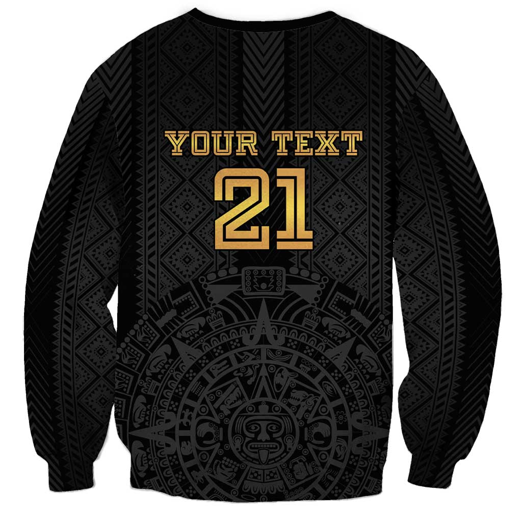 Mexico Football Custom Sweatshirt Mexico's Make History 2025 Gold Style - Wonder Print Shop