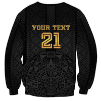 Mexico Football Custom Sweatshirt Mexico's Make History 2025 Gold Style - Wonder Print Shop