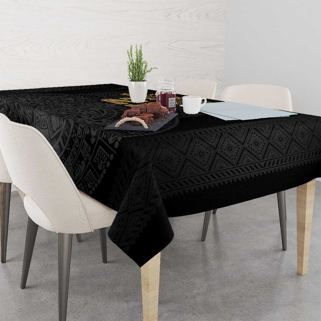 Mexico Football Custom Tablecloth Mexico's Make History 2025 Gold Style - Wonder Print Shop